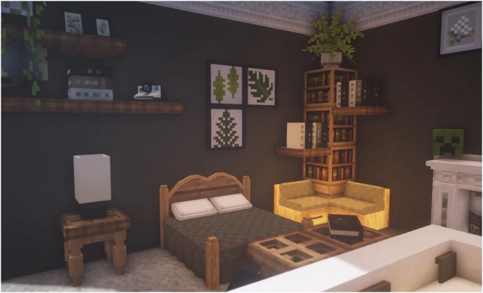 How to decorate a bedroom in minecraft