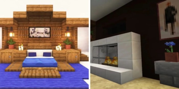 How to decorate a bedroom in minecraft