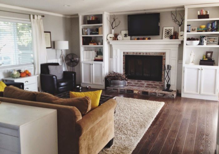 How to decorate a split level living room