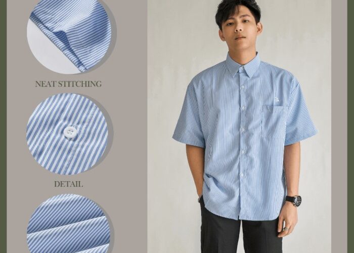 Elevate Your Style with a Mens Blue Button Down Dress Shirt