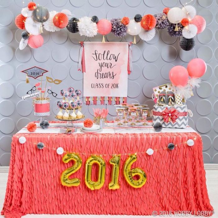 How to decorate a room for graduation surprise