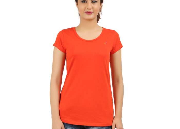 Elegant Maluku Style Orange Dress Shirt for Women A Stunning Choice