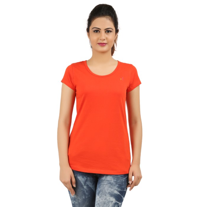 Orange dress shirt women's