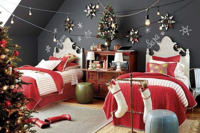 How to decorate a kids room for christmas