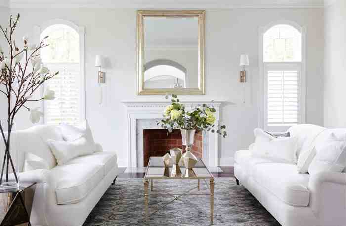 How to decorate a room with white furniture